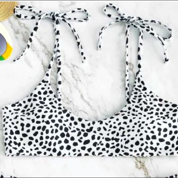 Zaful printed tie bikini top - Picture 2 of 2